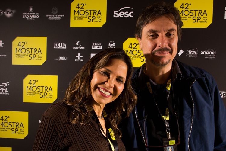  42ª Mostra Internacional de Cinema/São Paulo Int`l Film Festival - Mariana Marinho, produtora, e Marco Abujamra, roteirista do filme Clementina