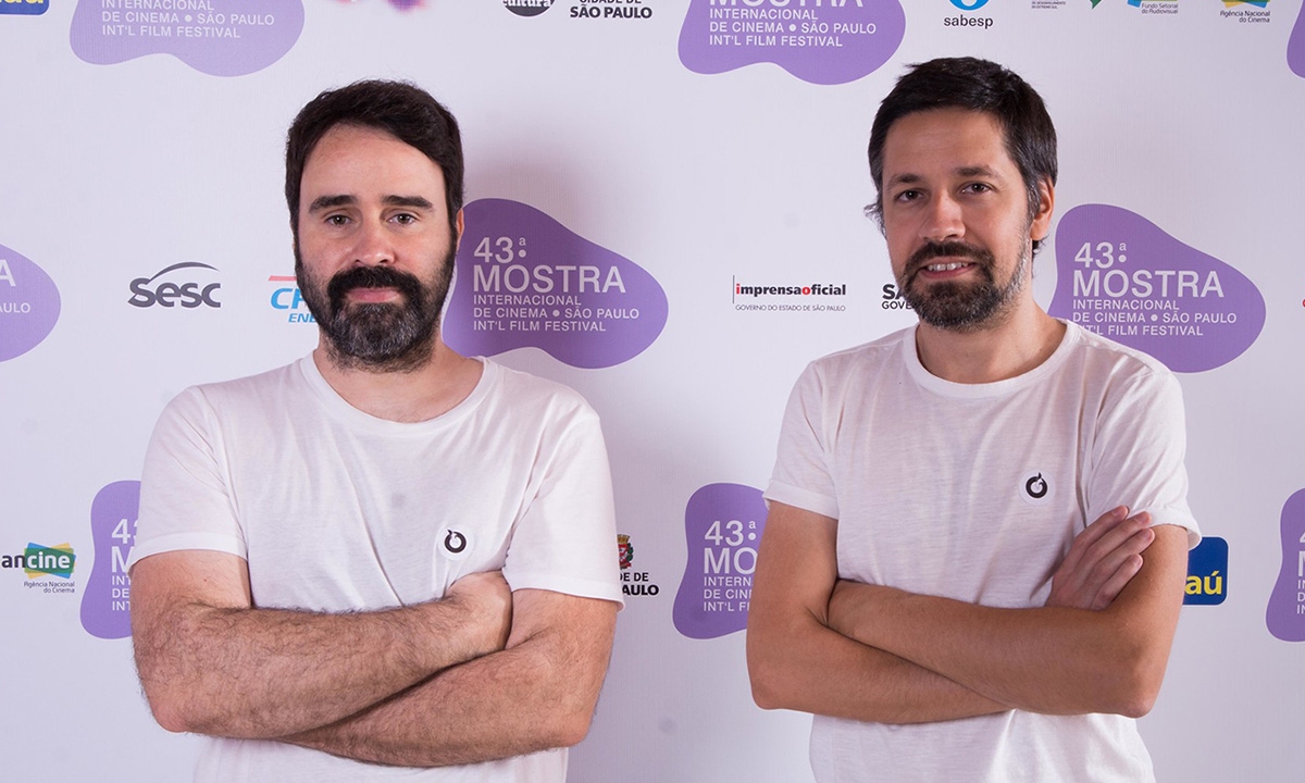 João Moreira e Pedro Santo, diretores de “O Filme do Bruno Aleixo”