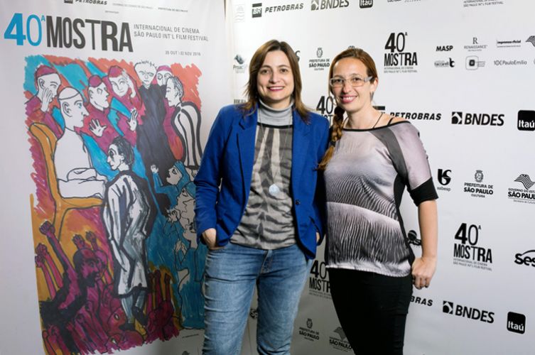 Aletéia Selonk e Graziella Ferst, produtoras do filme A mulher do pai