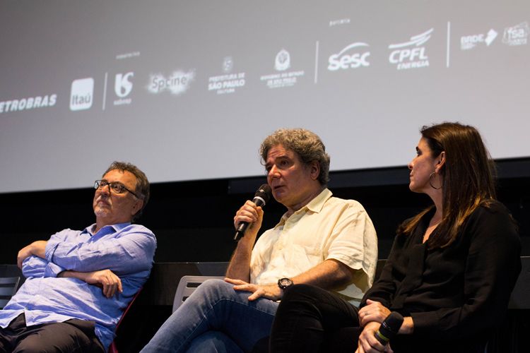  CineSesc/ 42ª Mostra Internacional de Cinema/São Paulo Int`l Film Festival - Apresentação especial do filme Feliz Ano Velho - Claudio Kahns, Roberto Gervitz, Malu Mader